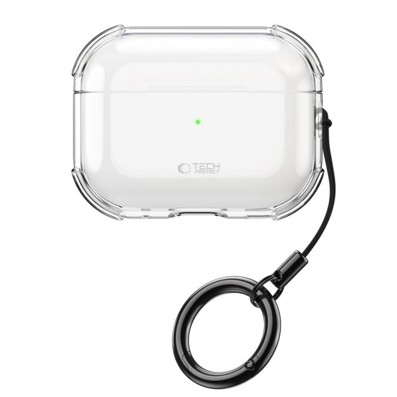 Capa Bounce Tech-Protect para Apple AirPods Pro 3, transparente