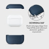 Capa NaturalFit Tech-Protect para Apple AirPods Pro 3, azul-marinho