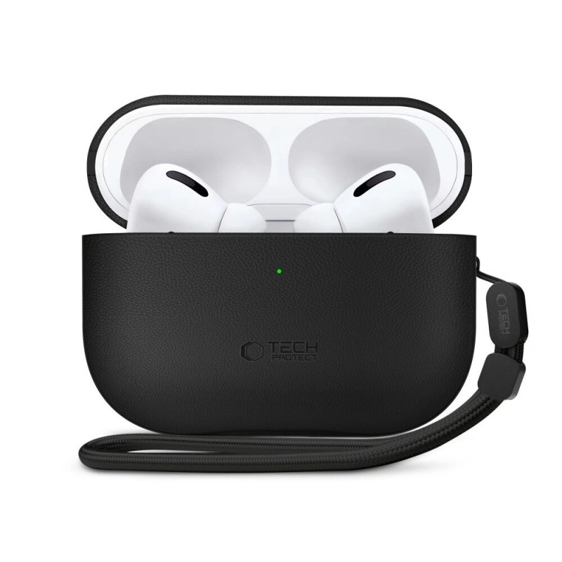 Capa Tech-Protect NaturalFit para Apple AirPods Pro 3, preta