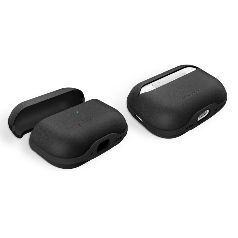 Capa Tech-Protect NaturalFit para Apple AirPods Pro 3, preta