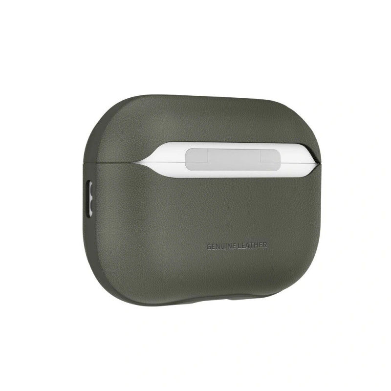 Capa Tech-Protect NaturalFit para Apple AirPods Pro 3, verde-oliva