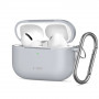 Capa Silicone Hook Tech-Protect para Apple AirPods Pro 3, cinzento Crayon