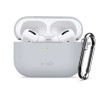 Capa Silicone Hook Tech-Protect para Apple AirPods Pro 3, cinzento Crayon
