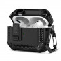 Capa Tech-Protect Carbonox MagSafe para Apple AirPods Pro 3, THP4731, preta