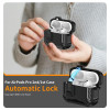 Capa Tech-Protect Carbonox MagSafe para Apple AirPods Pro 3, THP4731, preta