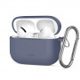 Capa Silicone Hook Tech-Protect para Apple AirPods Pro 3, Azul Bebé