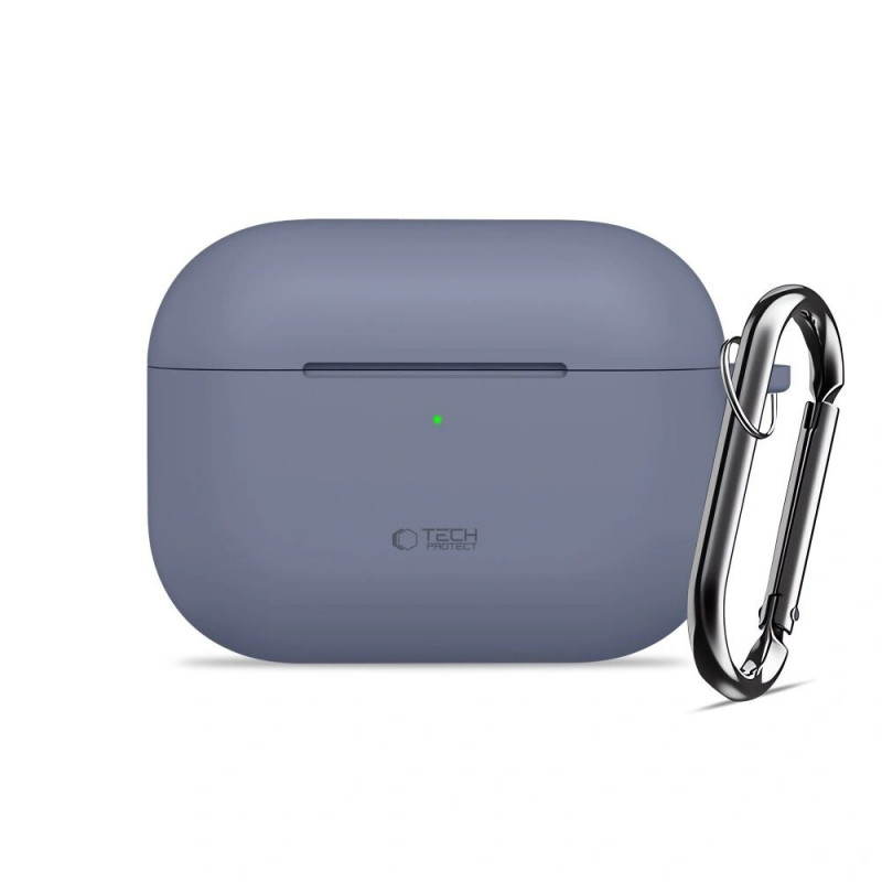 Capa Silicone Hook Tech-Protect para Apple AirPods Pro 3, Azul Bebé