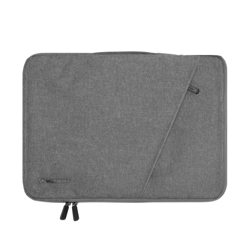 Mala para portátil Wozinsky WTNP-15G 15,6" com pega retrátil, cinzenta
