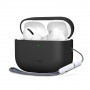 Capa de silicone Tech-Protect para Apple AirPods Pro 3 preta