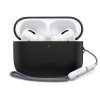 Capa de silicone Tech-Protect para Apple AirPods Pro 3 preta
