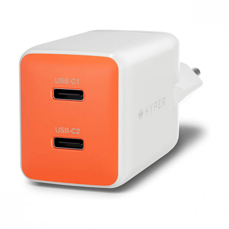 Targus Carregador GaN Hyper HyperJuice Flex 45W HJ1201OGEU, laranja