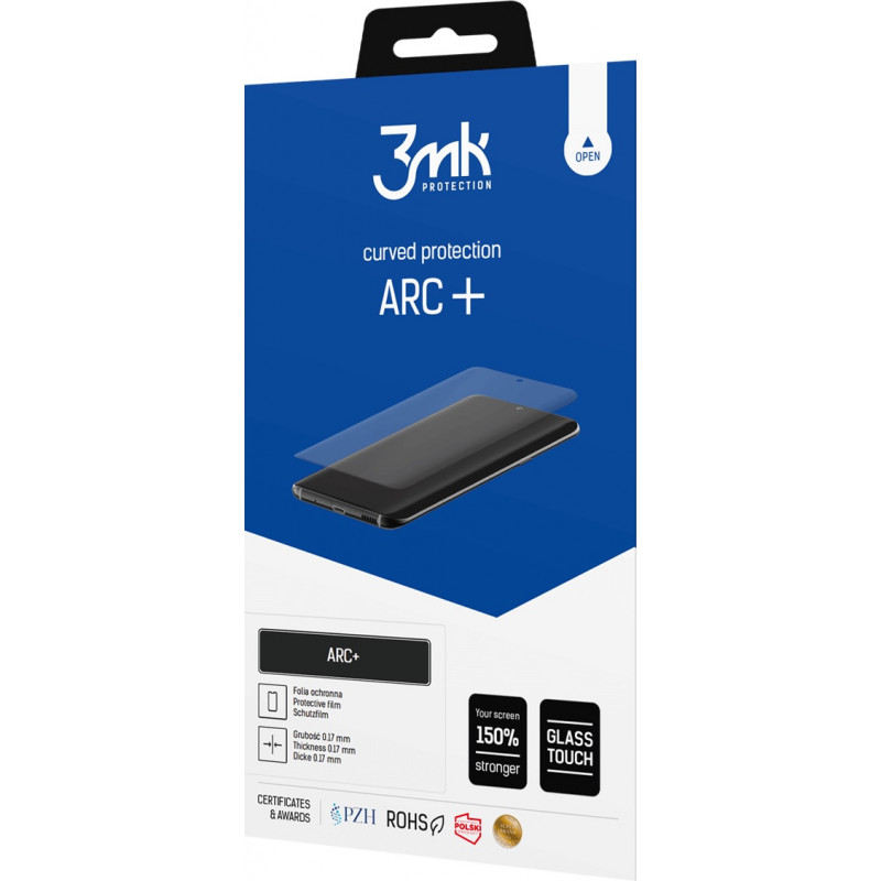 Película protetora 3MK ARC+ para ecrãs curvos Samsung Galaxy S21 FE