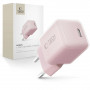 Carregador de parede Tech-Protect NCM25 USB-C PD 25W, rosa-claro