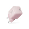 Carregador de parede Tech-Protect NCM25 USB-C PD 25W, rosa-claro