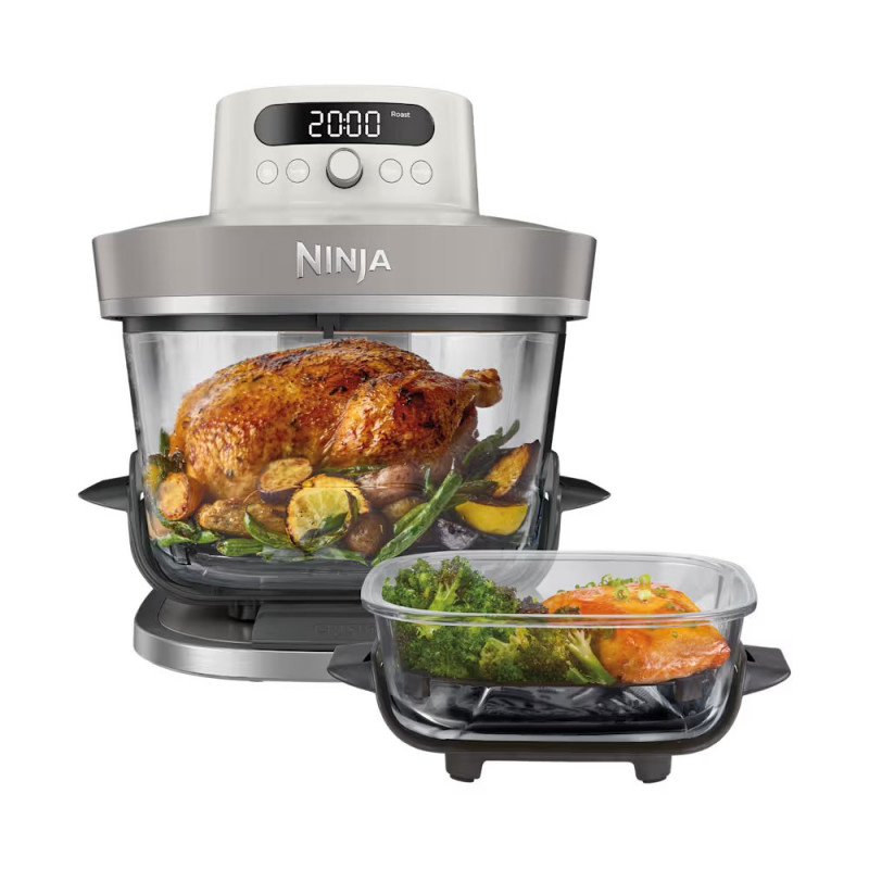 Fritadeira de ar Ninja Crispi Pro AS101EULG 7-em-1, 2050 W, rosa