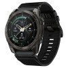 Pulseira de relógio Tech-Protect Nylon Classic para Garmin Fenix 5X / 5X Plus / 6X / 6X Pro / 7X / 8 / 8 Pro / 9 / 9 Pro 47 mm, preta
