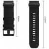 Pulseira de relógio Tech-Protect Nylon Classic para Garmin Fenix 5X / 5X Plus / 6X / 6X Pro / 7X / 8 / 8 Pro / 9 / 9 Pro 47 mm, preta