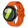 Pulseira Desportiva de Silicone Tech-Protect para Samsung Galaxy Watch 4/5/5 Pro/6/7/FE, Laranja