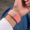 Pulseira Tech-Protect NylonLoop para Apple Watch 8 / 9 / 10 / 11 / 12 / SE (40 / 41 / 42 mm), rosa blush