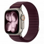 Pulseira NylonLoop Tech-Protect para Apple Watch 8 / 9 / 10 / 11 / 12 / SE (40 / 41 / 42 mm), Deep Burgundy
