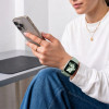 Pulseira de silicone Tech-Protect para Apple Watch 8 / 9 / 10 / 11 / 12 / SE (40 / 41 / 42 mm), pistácio