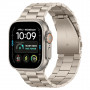 Pulseira Tech-Protect Stainless em aço inoxidável para Apple Watch 8 / 9 / 10 / 11 / 12 / SE / Ultra (44 / 45 / 46 / 49 mm), Starlight
