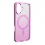 Capa de silicone MagSafe Gradient Puro para iPhone 16, rosa