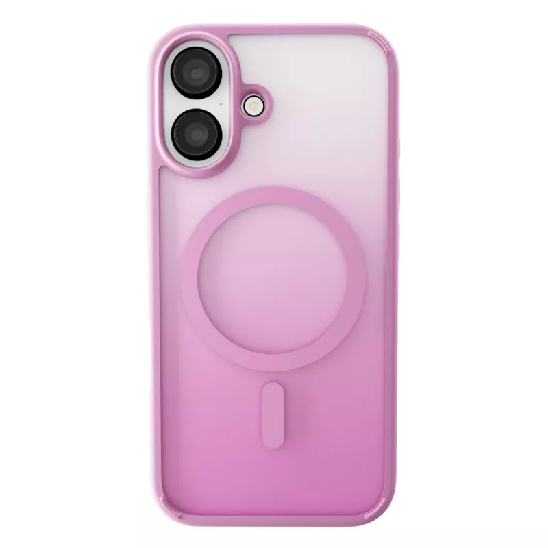 Capa de silicone MagSafe Gradient Puro para iPhone 16, rosa