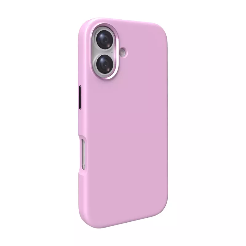 Capa de silicone MagSafe Puro Icon Mag Pro para iPhone 16 Plus, rosa
