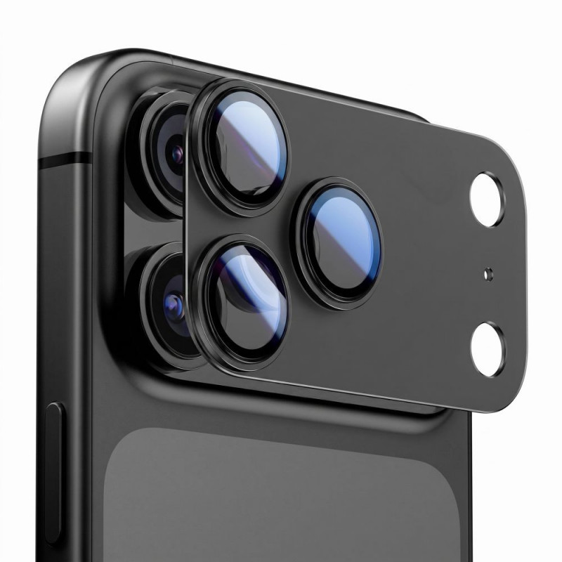Tech-Protect Capa de câmara Camfull Fit+ para Apple iPhone 18 Pro Max, preta
