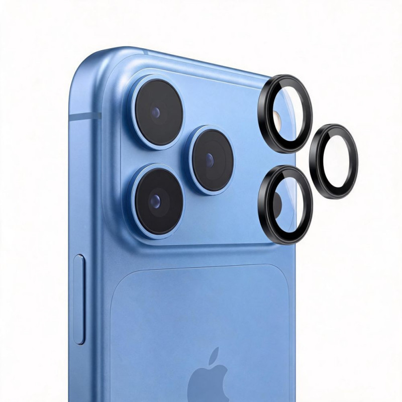 Tech-Protect Camring Fit+ capa de câmara para Apple iPhone 18 Pro / 18 Pro Max, preto