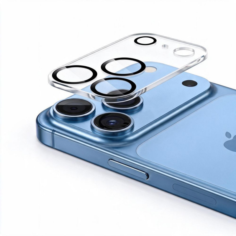 Tech-Protect Cam Fit+ Proteção de câmara para Apple iPhone 18 Pro Max, transparente