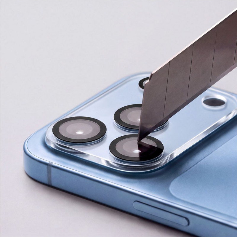 Tech-Protect Cam Fit+ Proteção de câmara para Apple iPhone 18 Pro Max, transparente