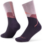 Meias de cano alto Buff Merino Lightweight Crew LWC1, rosa, L