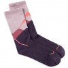 Meias de cano alto Buff Merino Lightweight Crew LWC1, rosa, L