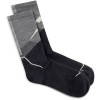 Meia de cano alto Merino Lightweight Crew Buff LWC1, cinzento-grafite, L