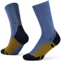 Meia de cano alto leve de merino Buff LWC4, azul, L