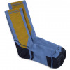Meia de cano alto leve de merino Buff LWC4, azul, L