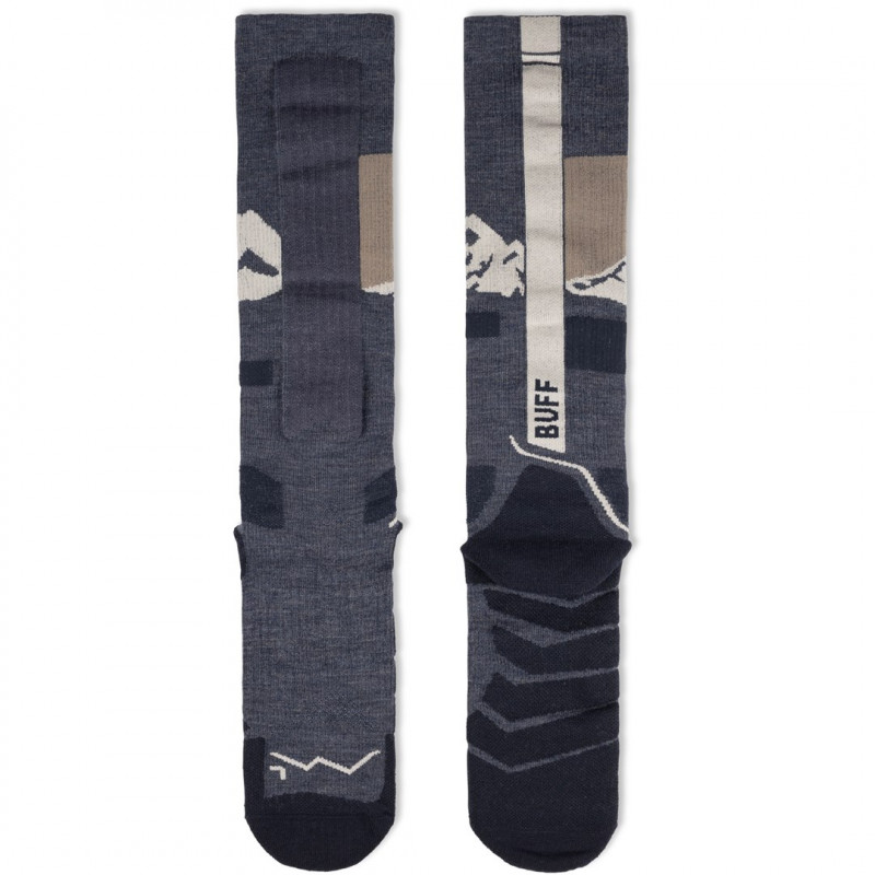 Meias Buff Merino HW Over The Calf HWO1, Night Blue, L