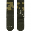 Meias Buff Merino MW Crew MWC2, verde escaravelho, L