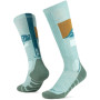 Meias Buff Merino HW Over The Calf HWO1 verde-mar L