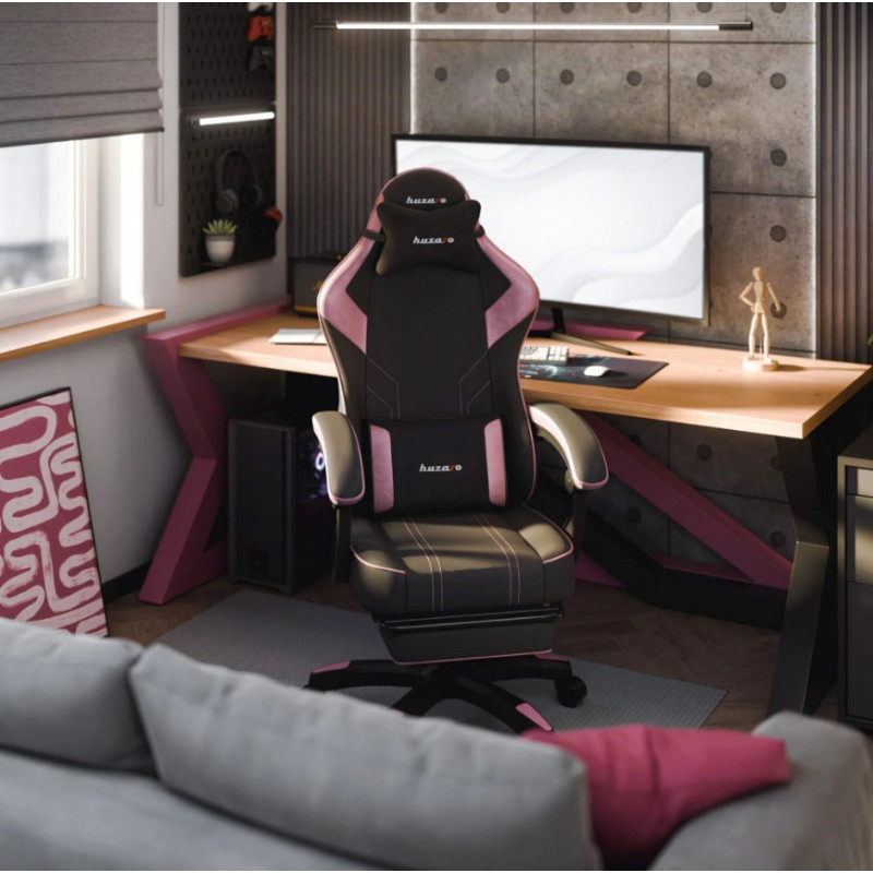 Cadeira gaming Huzaro Force 3.7, rosa