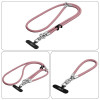 Conjunto de alça de corda crossbody e de pulso Tech-Protect C10S, Dusty Rose/Titanium