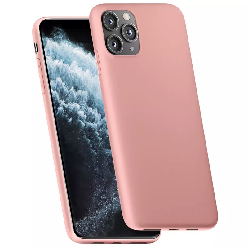 Capa 3MK Matt para Apple iPhone 14 Plus / 15 Plus, rosa