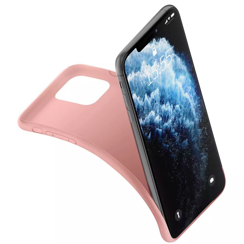 Capa 3MK Matt para Apple iPhone 14 Pro, rosa