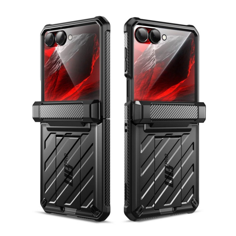 Capa Supcase Unicorn Beetle Pro para Samsung Galaxy Z Flip 8, preta