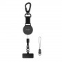Suporte de telemóvel antifurto Tech-Protect UrbanLoop com cabo de aço retrátil, preto