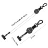 Suporte de telemóvel antifurto Tech-Protect UrbanLoop com cabo de aço retrátil, preto