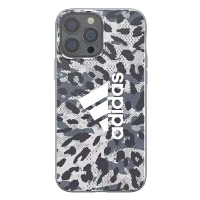 Capa Adidas OR SnapCase Leopard para Apple iPhone 13 Pro Max, cinza