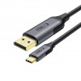 Cabo Tech-Protect UltraBoost USB-C para DisplayPort 1.4, 8K 60Hz, 180 cm, preto